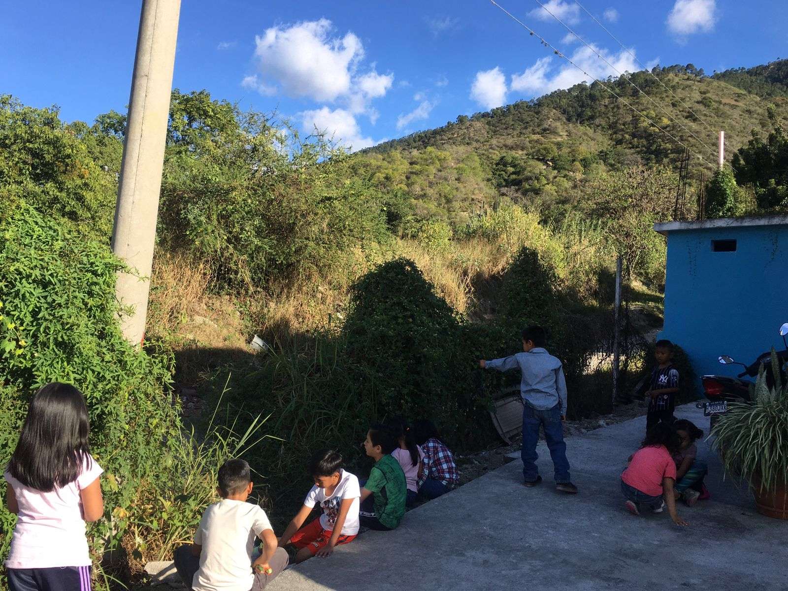 Children usually play in this space