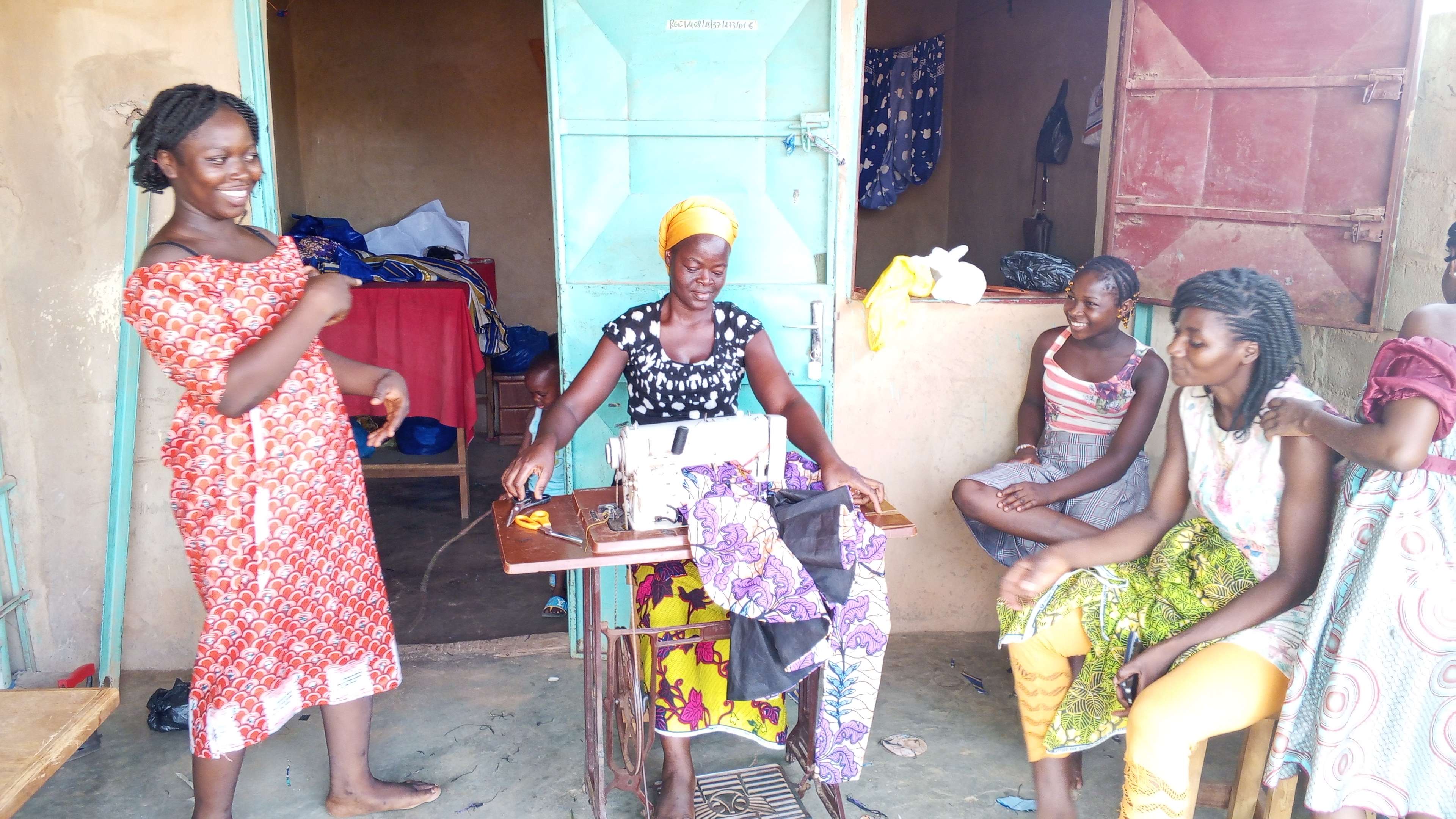 A moment of conviviality between learners