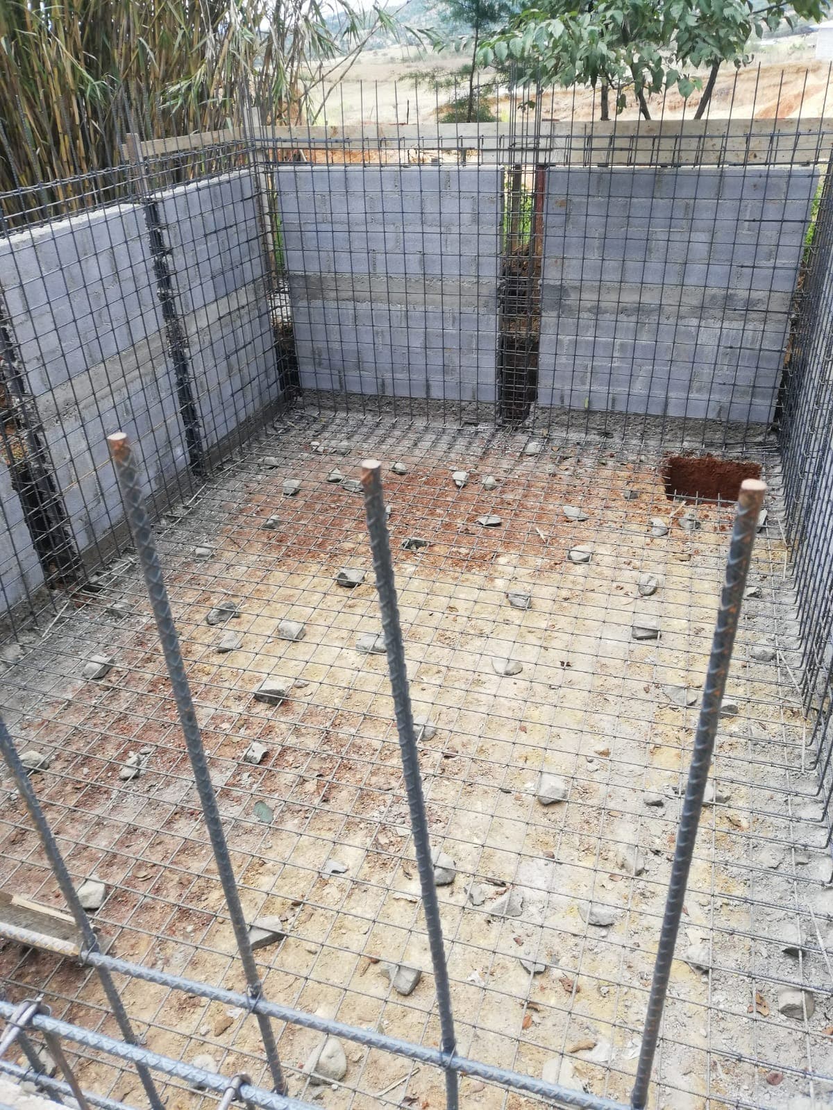 Water collection in process