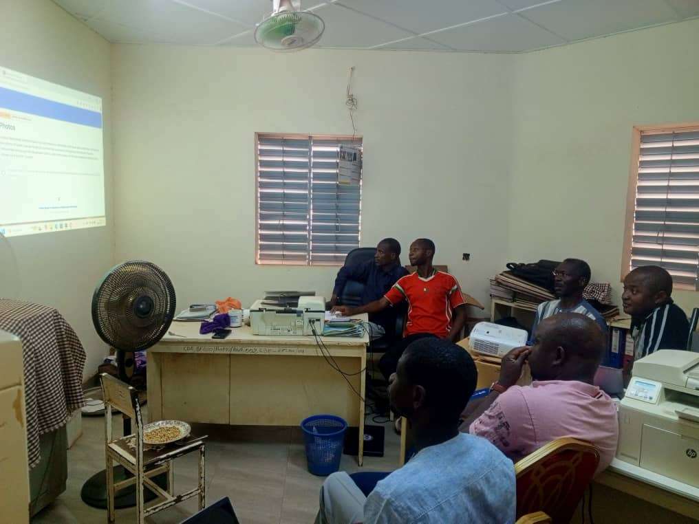 Team in working session