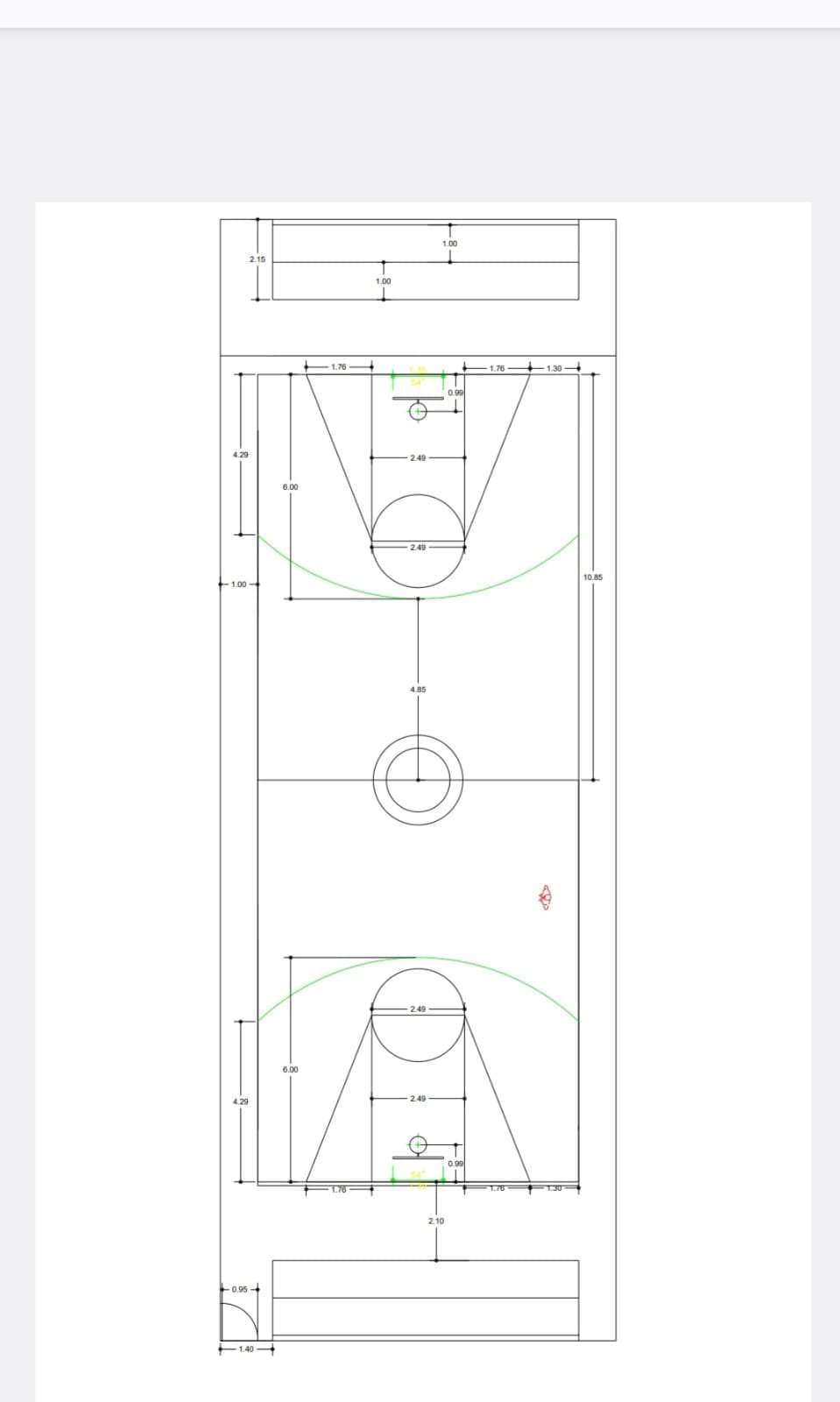 Basketball Court Driving Development in the Community