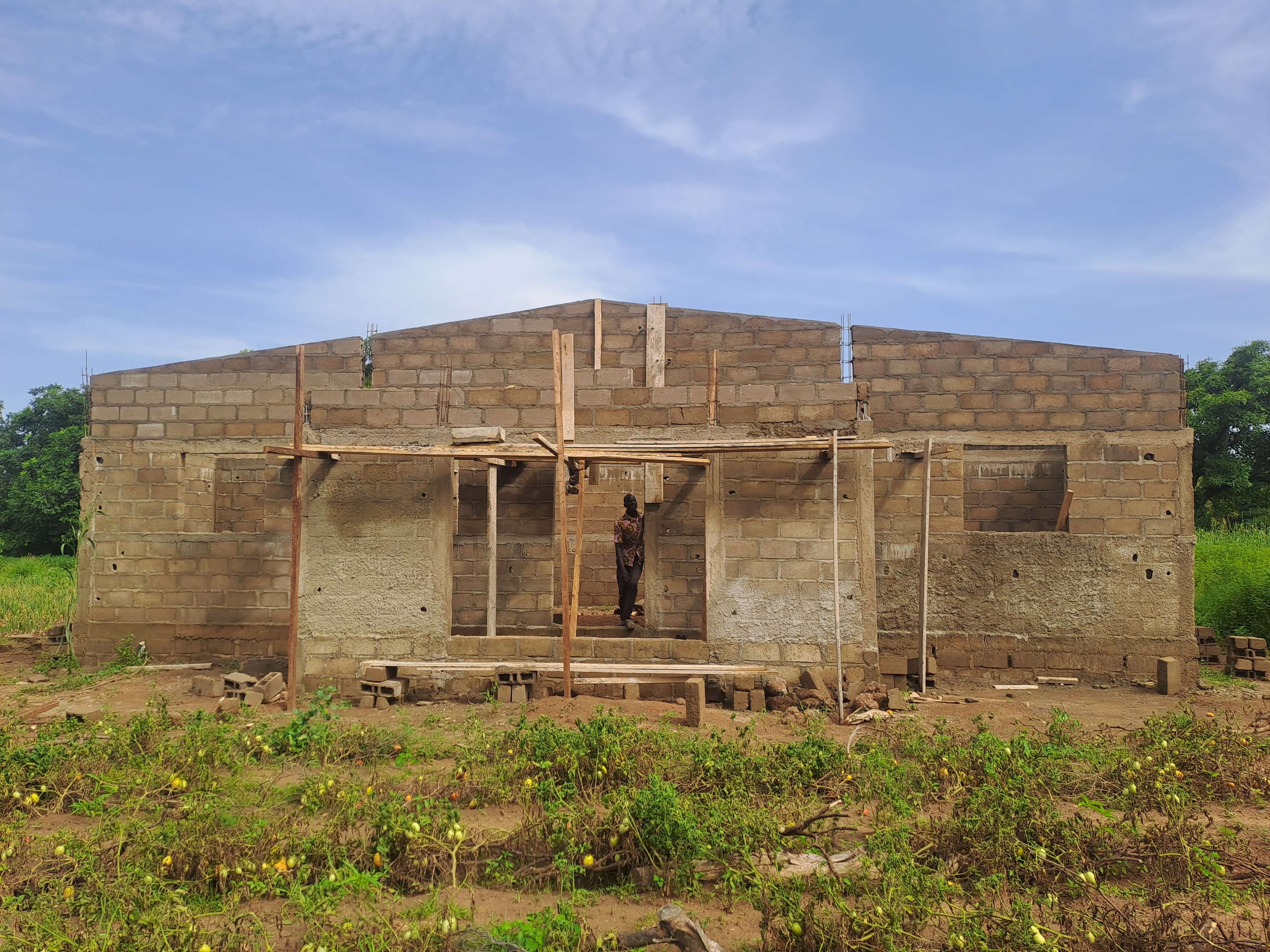 Health center under construction
