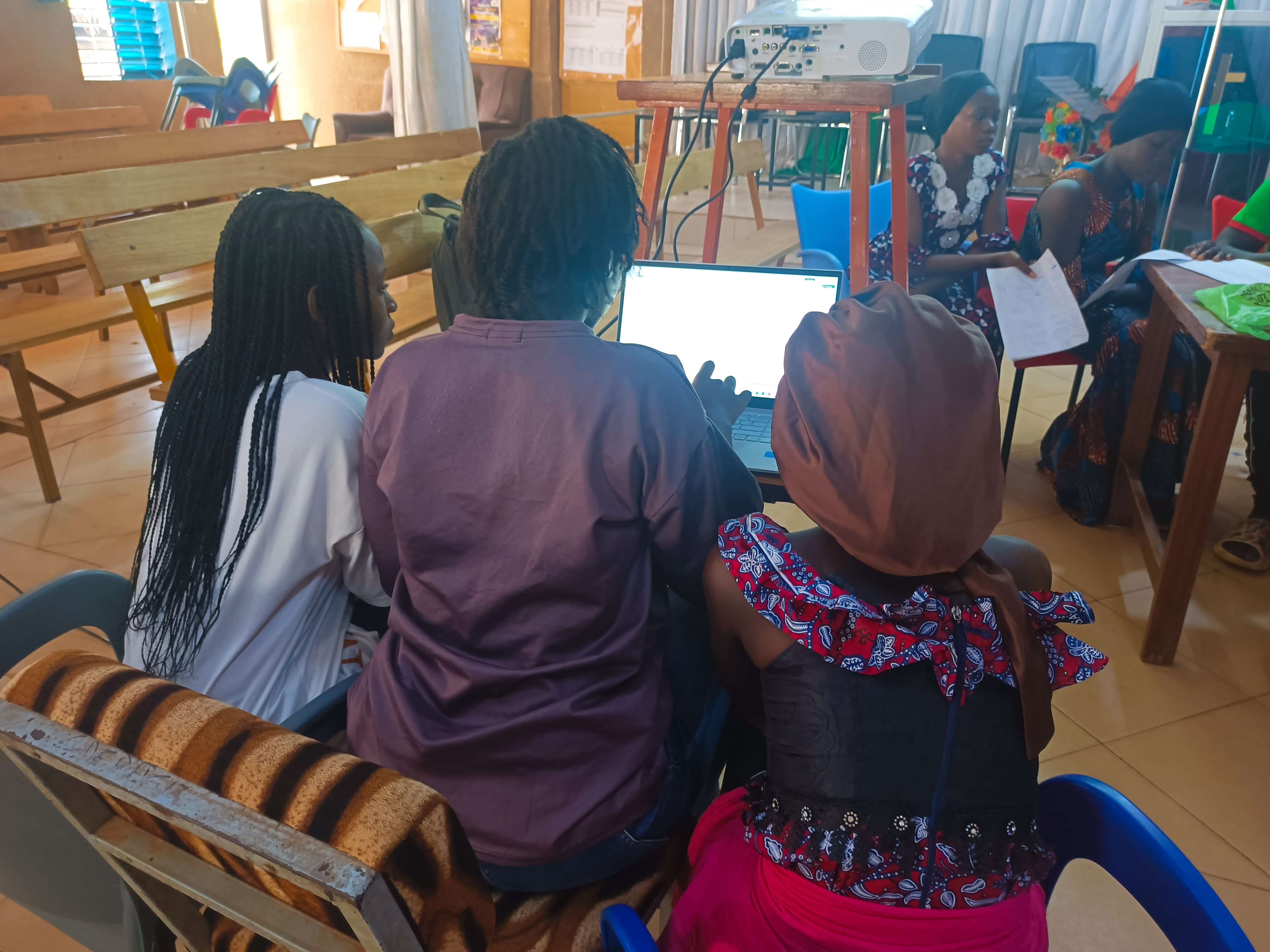 A working group after training