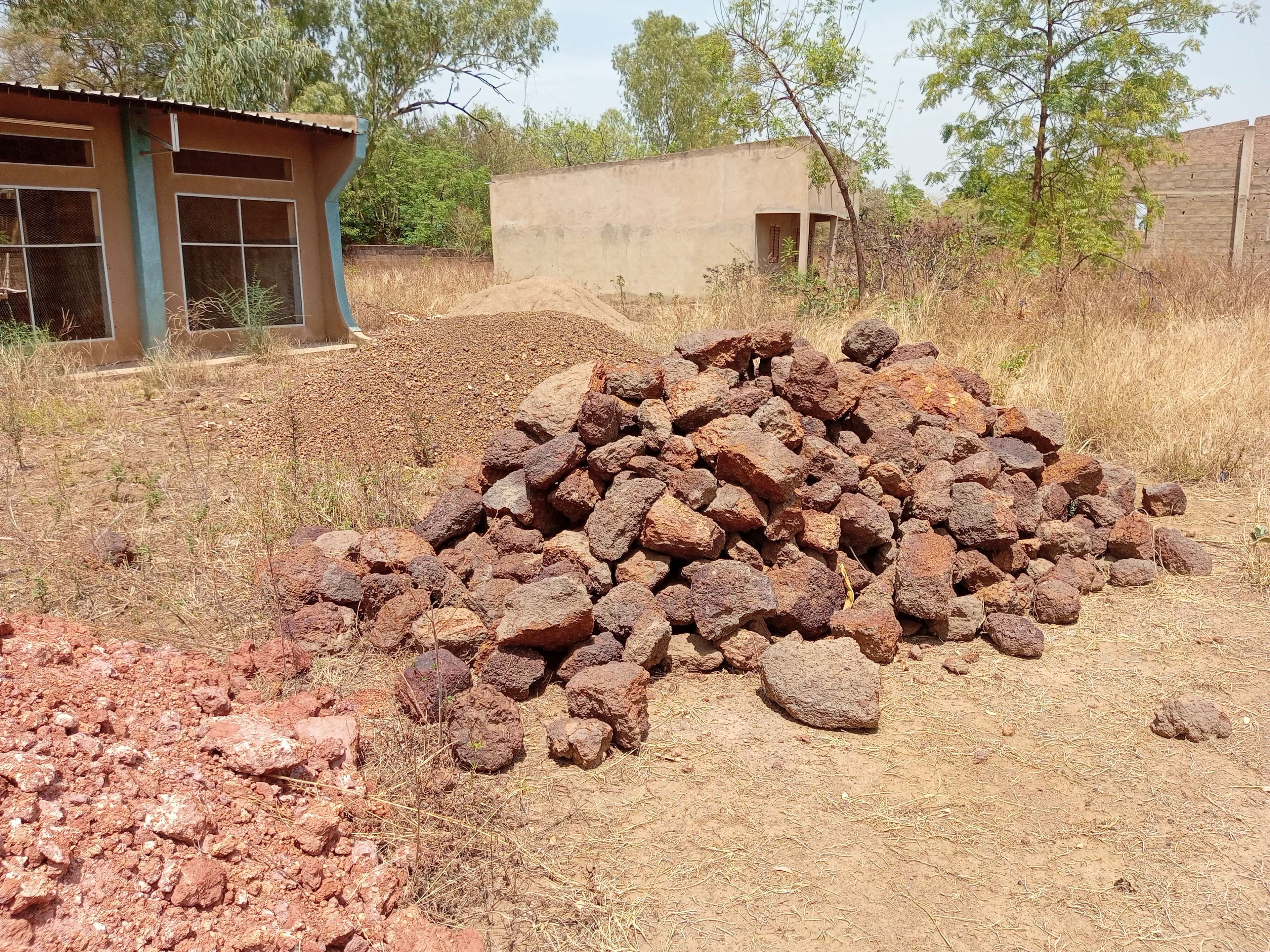 Aggregate already available for construction