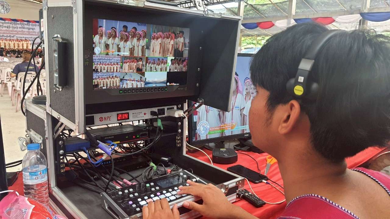 Media Club in action at the local youth conference, empowering young changemakers with media skills to shape a brighter future!"